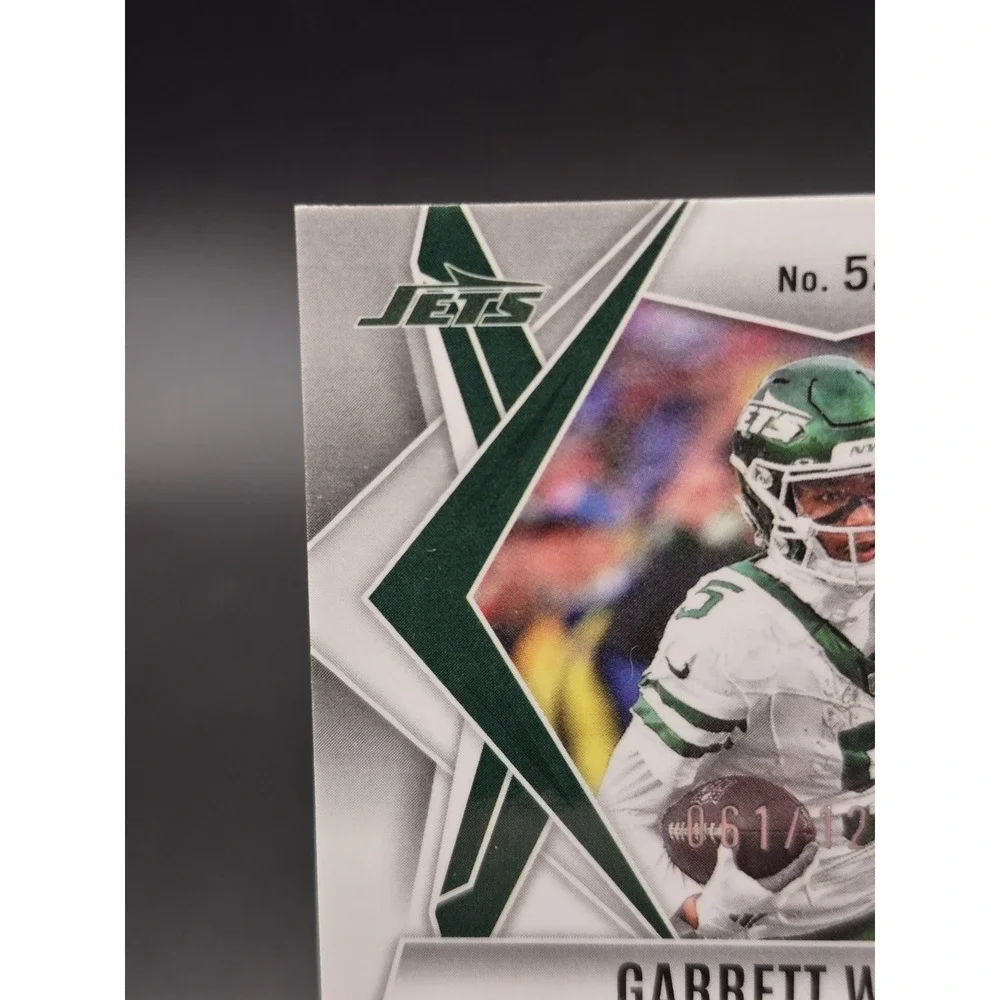 2025 Phoenix Garrett Wilson #52 Yellow Lava /125 New York Jets